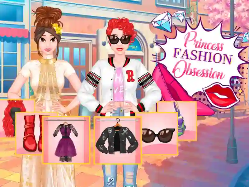 Lojë Princess Fashion Obsession në internet