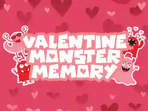Lojë Valentine Monster Memory në internet