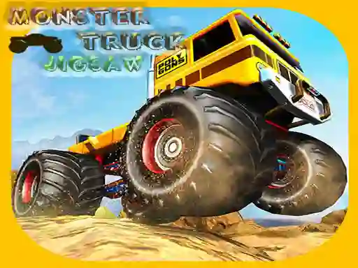 Lojë Monster Trucks Jigsaw në internet