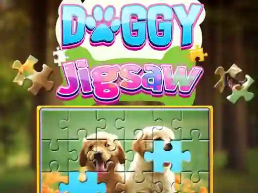Lojë Doggy Jigsaw në internet