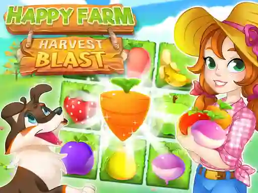 Lojë Happy Farm Harvest Blast në internet