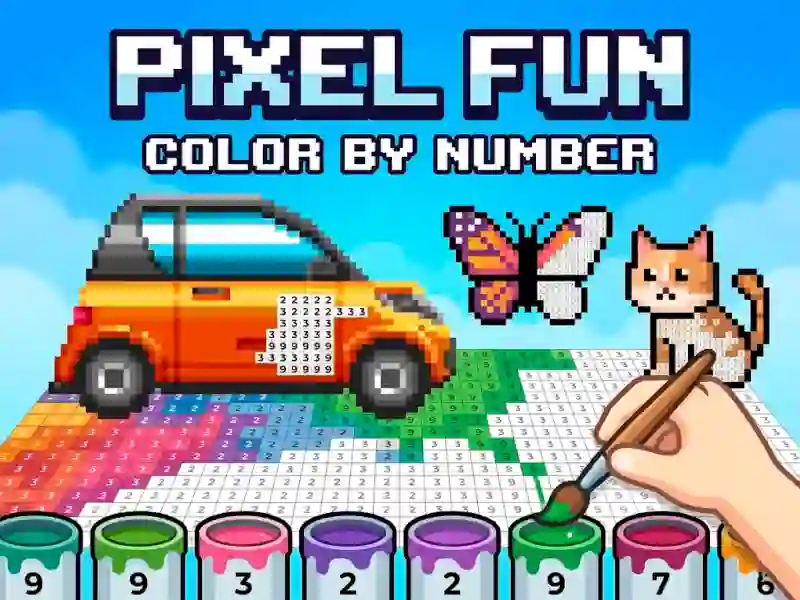 Lojë Pixel Fun Color By Number në internet