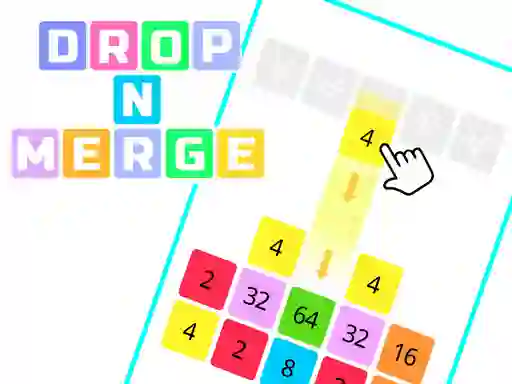 Lojë Drop N Merge Blocks në internet