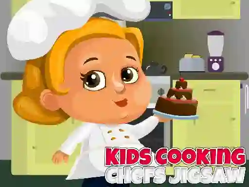 Lojë Kids Cooking Chefs Jigsaw në internet