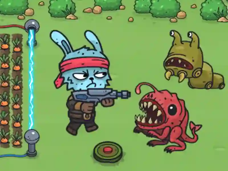 Lojë Farm Defense në internet