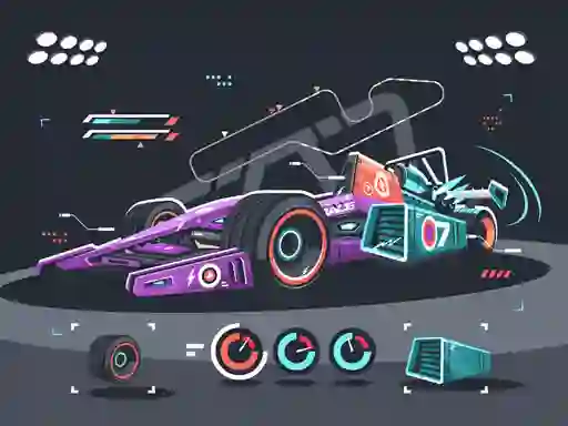 Lojë Powerful Cars Memory në internet