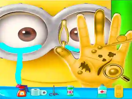 Lojë Minion hand doctor në internet