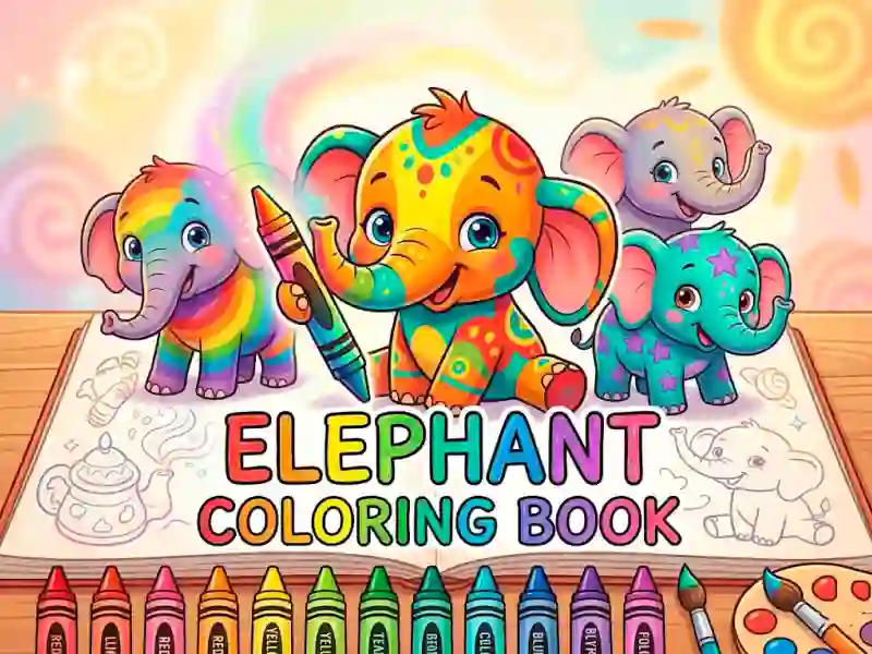 Lojë Elephant Coloring Book në internet