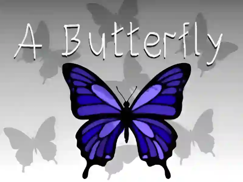 Lojë A Butterfly në internet