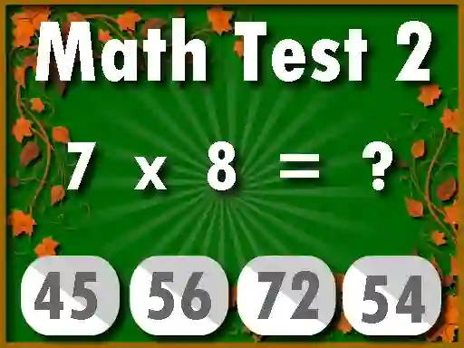 Lojë Math Test 2 në internet
