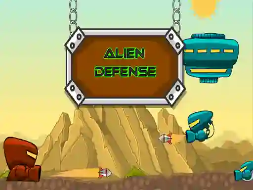 Lojë Alien Defense në internet