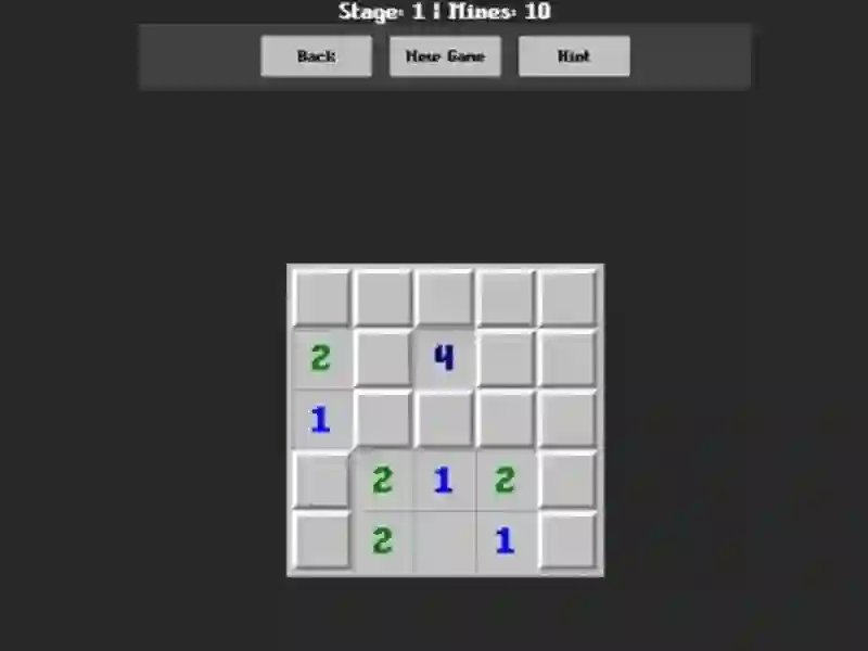 Lojë Explainable Minesweeper në internet
