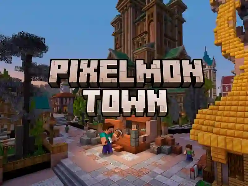 Lojë Pixelmon Town në internet