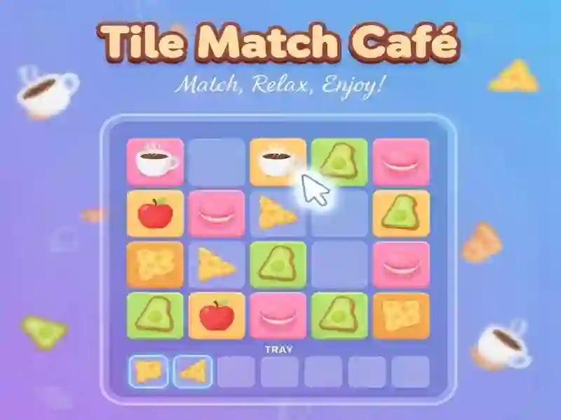 Lojë Tile Match Cafe në internet
