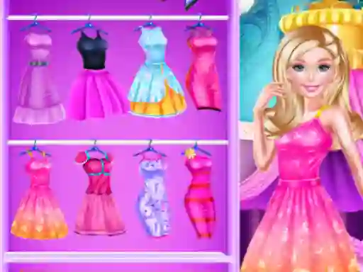Lojë Barbie Fashion Closet në internet