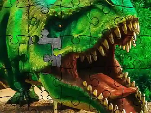 Lojë Dino Park Jigsaw në internet
