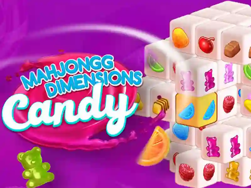 Lojë Candy 3D Mahjong në internet