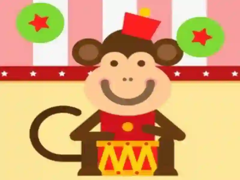 Lojë Monkey Drums në internet