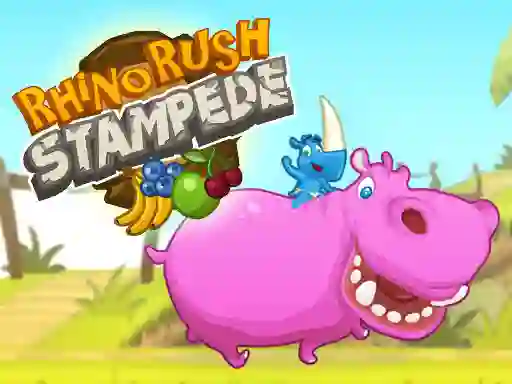 Lojë Rhino Rush Stampede në internet