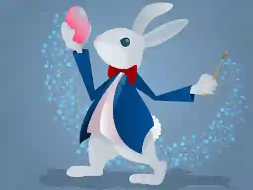 Lojë Funny Bunnies Coloring në internet