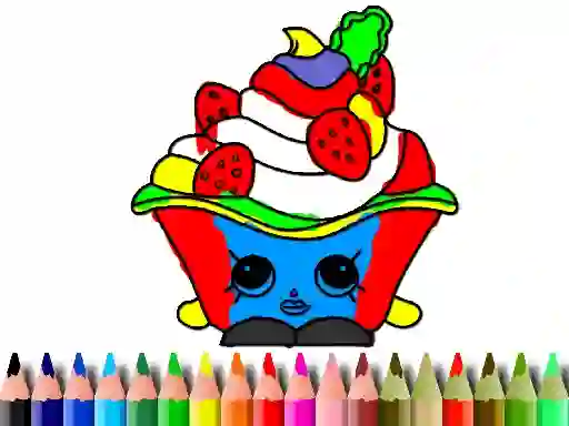 Lojë Back To School: Cake Coloring Book në internet