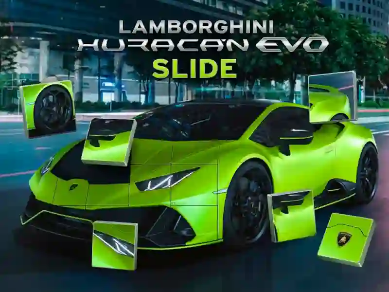 Lojë Lamborghini Huracan Evo Slide në internet