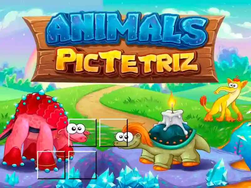 Lojë Animals Pic Tetriz në internet