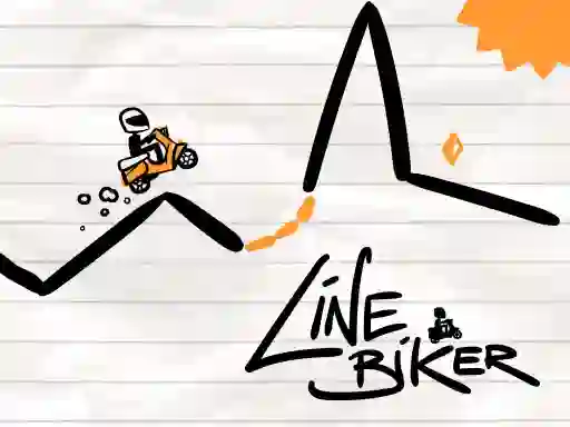 Lojë Line Biker në internet