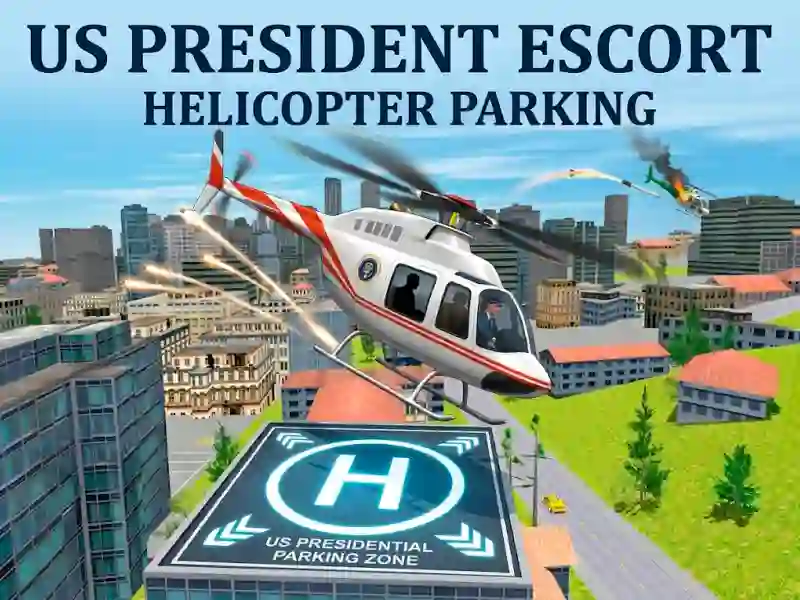 Lojë US President Escort Helicopter Parking në internet