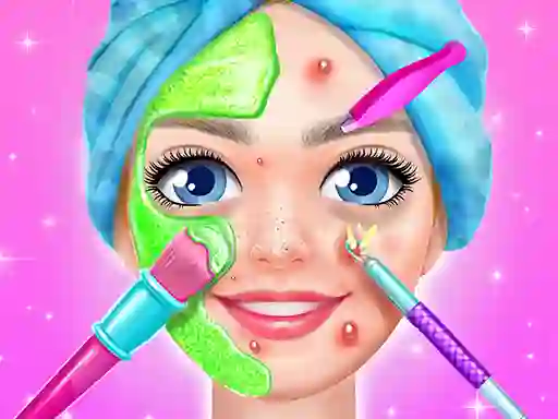 Lojë DIY Makeup Salon Spa Makeover Studio në internet