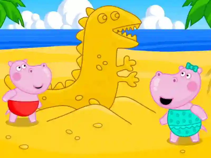 Lojë Hippo Beach Adventures në internet