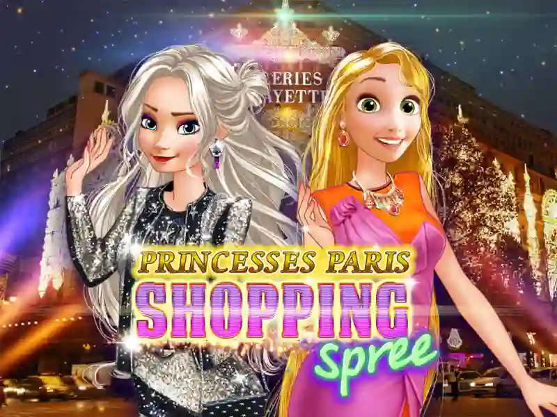 Lojë Princesses in Paris: fun shopping në internet