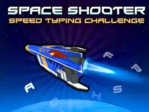 Lojë Space Shooter: Speed Typing Challenge në internet