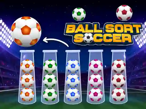 Lojë Ball Sort Soccer në internet