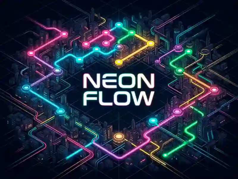 Lojë Neon Flow në internet