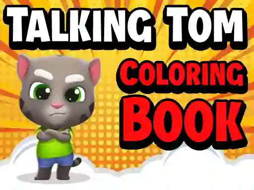 Lojë Talking Tom Coloring Books në internet