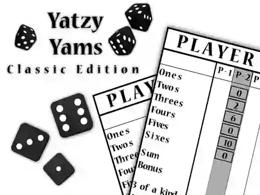 Lojë Yatzy Yahtzee Yams Classic Edition në internet