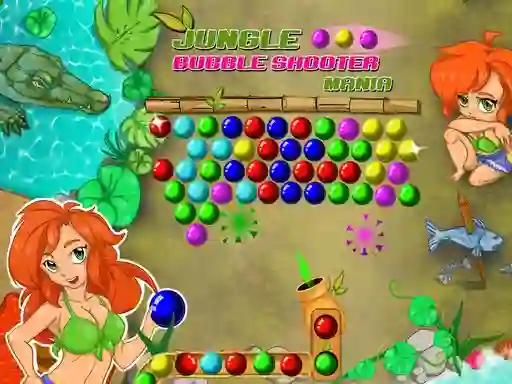 Lojë Jungle Bubble Shooter Mania në internet