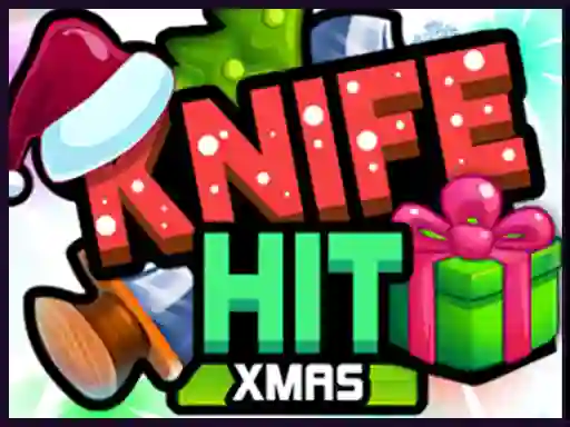 Lojë Knife Hit Xmas në internet