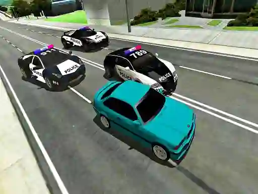 Lojë Mad Cop Police Car Race: Police Car vs Gangster Escape në internet