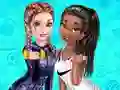 Lojë Elsa And Tiana Workout Buddies në internet