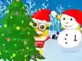 Lojë Minions Christmas Snowball Wars në internet