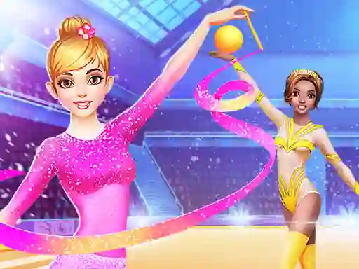Lojë Gymnastics Girls Dress Up Game në internet