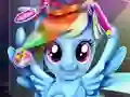 Lojë Rainbow pony real haircuts në internet