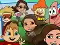 Lojë Nickelodeon Tag attack në internet