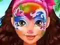 Lojë Oceania Princess Moana Face Art në internet