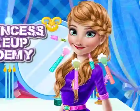 Lojë Ice Princess Make Up Academy në internet