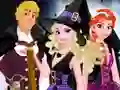 Lojë Frozen Team Halloween në internet