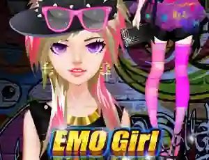 Lojë Fashion emo girl në internet
