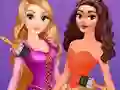 Lojë Disney Princesses Rainbow Dresses në internet